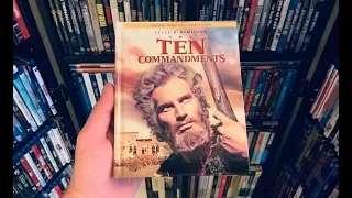 The Ten Commandments DigiBook BLU RAY REVIEW + Unboxing | Charlton Heston