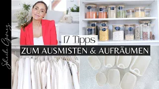 Ausmisten, Aufräumen & Ordnung halten I Tipps & Tricks I AUSMISTCHALLENGE Teil 1 I Sheila Gomez