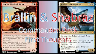 Brallin, Skyshark Rider & Shabraz, the Skyshark Commander Deck - First Thoughts