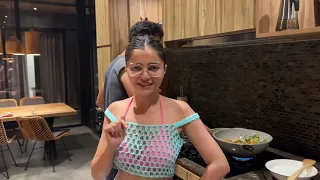 Cooking our own dinner in Bali 🏝️ with @OutdoorwithAbhinavShukla I Vacation Time Part - 1