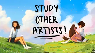 HOW TO STUDY FROM YOUR FAVORITE ARTISTS | tips + examples for artists