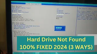 ✅100% FIXED -HP Laptop/PC Dell Hard Drive Not Found || No Boot Device Found || Hard Disk Error (3F0)