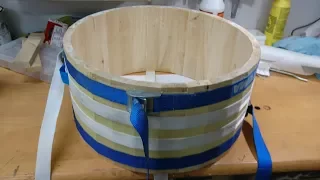 I made a stave drum! Part 2. Making the shell