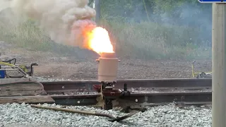 CANADIAN NATIONAL RAILROAD THERMITE WELDING ACTION! | Jason Asselin