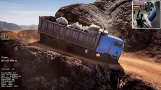 Overloaded Truck on Narrow Path - My Truck Game | Early Access Gameplay | Moza R9