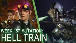 Starcraft II: Co-Op Mutation #157 - Hell Train [Everything dies then you win]