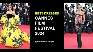 BEST DRESSED at CANNES FILM FESTIVAL 2024 💐#cannes #fashion #trending #film