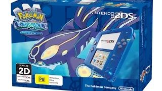 NINTENDO 2DS POKEMON ALPHA SAPPHIRE EDITION UNBOXING & REVIEW