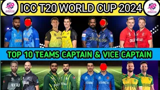 T20 World Cup 2024 All Teams Captain & Vice Captain list | T20 World Cup 2024 all teams Captain list