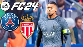 FC 24 PSG vs AS Monaco | Ligue 1 | Difficulté Ultime