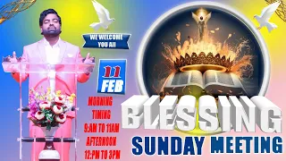 BLESSING AFTERNOON SERVICE 12:PM TO 3:PM   #prophetabhishekbidar