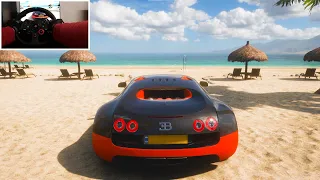 Bugatti Veyron Super Sport - Forza Horizon 5 | Logitech G29 Gameplay