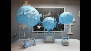 Baby Shower Series Project 5: Hot Air Balloon Centerpiece