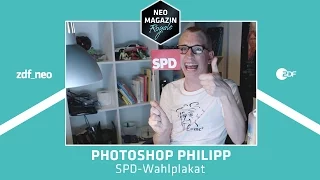 Photoshop Philipp und das SPD-Wahlplakat | NEO MAGAZIN ROYALE mit Jan Böhmermann - ZDFneo