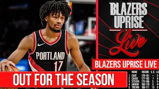 Shaedon Sharpe Out for the Season | Blazers Uprise Live