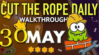 Cut The Rope Daily May 30 | #walkthrough  | #10stars | #solution