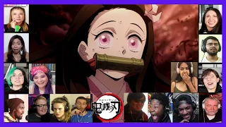 Zenitsu Saves Nezuko Reaction Mashup | Mugen Train