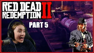 Sarah Streams Red Dead Redemption 2 - 4K Blind First Playthrough Part 5 - Let's Rob Another Train