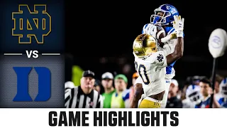 Notre Dame vs. Duke Game Highlights | 2023 ACC Football