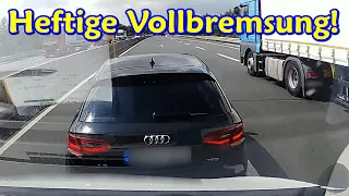 Nötigung, Standstreifen-Raser, Unfall und Vollbremsung| DDG Dashcam Germany | #306