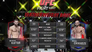 UFC Vegas 46  Гига Чикадзе vs Келвин Каттар Обзор на Бой Каттар vs Чикадзе Kattar vs Chikadze ЮФС