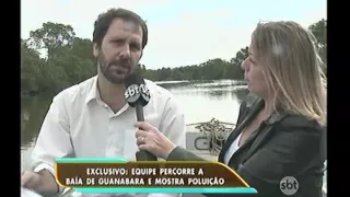 Baía de Guanabara continua poluída mesmo com a chegada das olimpíadas