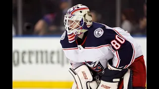 Matiss Kivlenieks Columbus Blue Jackets goalie dead of chest trauma in