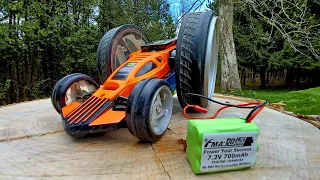 PSYCHO Vintage Tyco R/C - Cheap Ni-MH Battery Converted