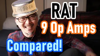 RAT Op Amp Shootout! Is The LM308 King? 9 Op Amps In A RAT Circuit - OP07, JRC4558, TL072, & others