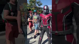 Ant-Man roaming Avengers Campus 🐜 🐜 #shorts