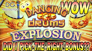 🥁 Dancing Drums Explosion 🥁 1ST Attempt Rare 4 Drums Trigger Huge Bonus Win Slot Machine