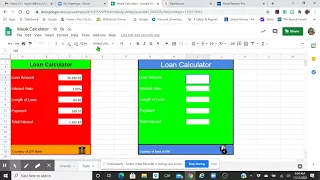 Google Sheets Calculator