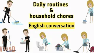 Daily routines and household chores English conversation | English vocabulary | Sunshine English
