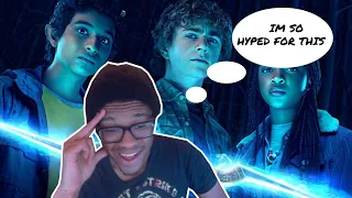 NON-BOOK Reader Reacts to *PERCY JACKSON* and the Olympians Official Trailer