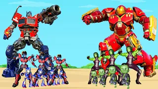 Evolution of HULKBUSTER Vs NEW TRANSFORMERS: RISE OF THE BEASTS : Who Is The King Of Monsters?