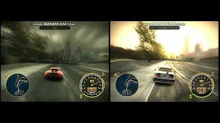 Lotus Elise Junkman VS BMW M3 GTR Bonus parallel race in Need for Speed Most Wanted 2005 sprint