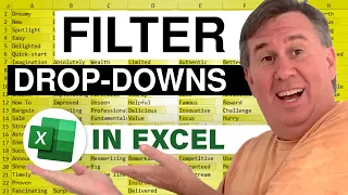 Excel - Filter When Headings Are Not in Row 1 - Episode 1310