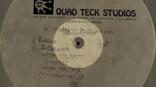 Public Demand - High Voltage ( Quad Teck Acetate 1985 ) unreleased Funk Sound Sample