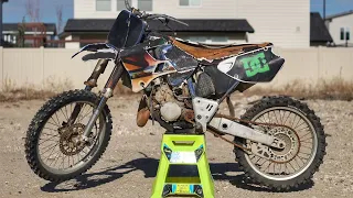 The WORST dirt bike we have EVER seen | Can we save this DESTROYED YZ125?