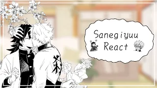 Hashira/giyuu and sanemi react to sanegiyuu/tt |gacha club| sanegiyuu | NO angst | My first reaction