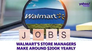 Walmart offers store managers around $200K yearly