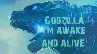 Official Godzilla I'm awake and alive video (done by Me #Godzilla #skillet