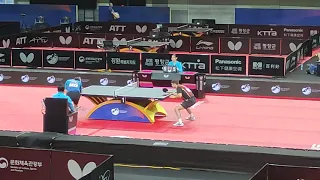 임종훈 LIM Jonghoon (KOR) vs GERASSIMENKO Kirill (KSA) 2023 Pyeongchang Asian Table Tennis Championship