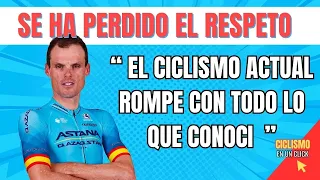 Luis Leon Sanchez cree que en el ciclismo actual se han perdido los valores y el respeto.