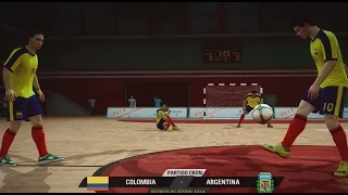 Fifa Street Gameplay Xbox 360 - Colombia Vs Argentina, el sorprendente GOL de Falcao