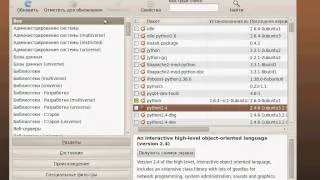 Менеджер пакетов Synaptic в Ubuntu (22/36)