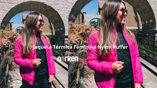 Jaqueta Térmica Feminina Nylon Puffer