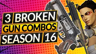 3 BEST GUN COMBOS for SEASON 16 - NEW Weapon Loadouts MUST ABUSE - Apex Legends Guide