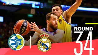 Maccabi downs Real Madrid at OT to be fifth! | Round 34, Highlights | Turkish Airlines EuroLeague