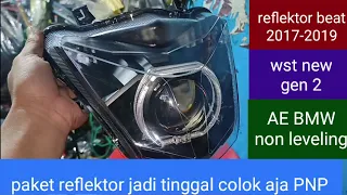 cara pasang biled Wst new di beat 2017-2019 non leveling LEED HID MOTOR